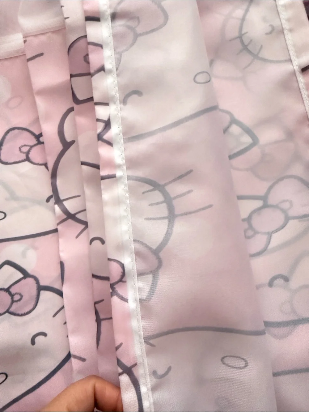 Hello Kitty Pink Pattern Shower Curtain